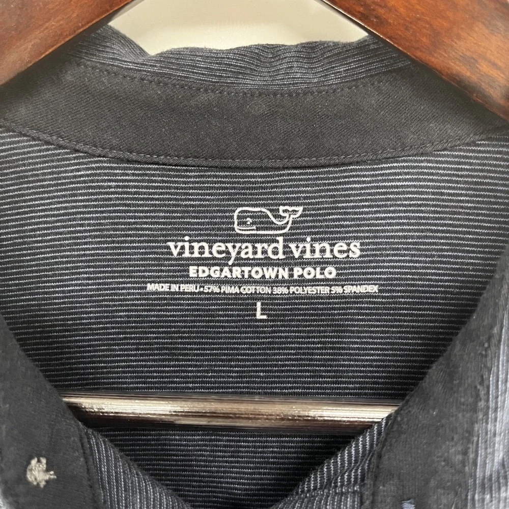 Vinyard Vines Polo Larg Navy Blue‎